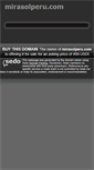 Mobile Screenshot of mirasolperu.com